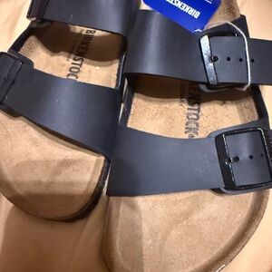 (NWT) Birkenstock Black Sandals / Leather Sandals / Boho/ German Footwear
